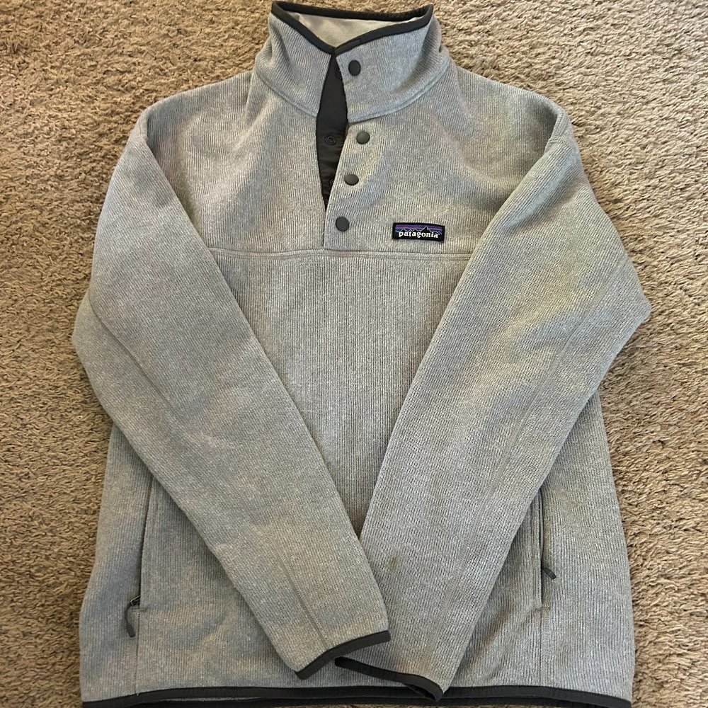 Light Grey Patagonia Women's Fleece - Small